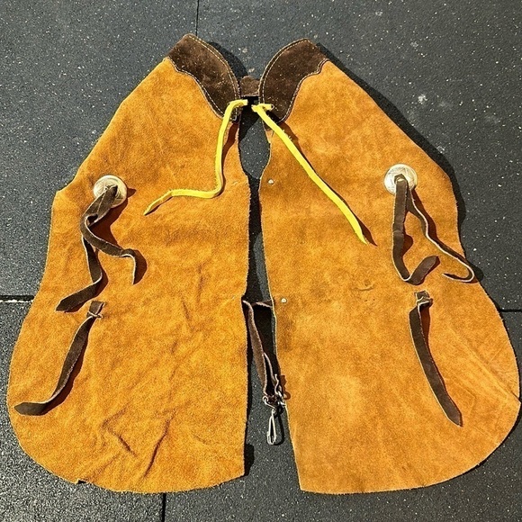 Vintage suede youth rodeo chaps - Picture 1 of 3